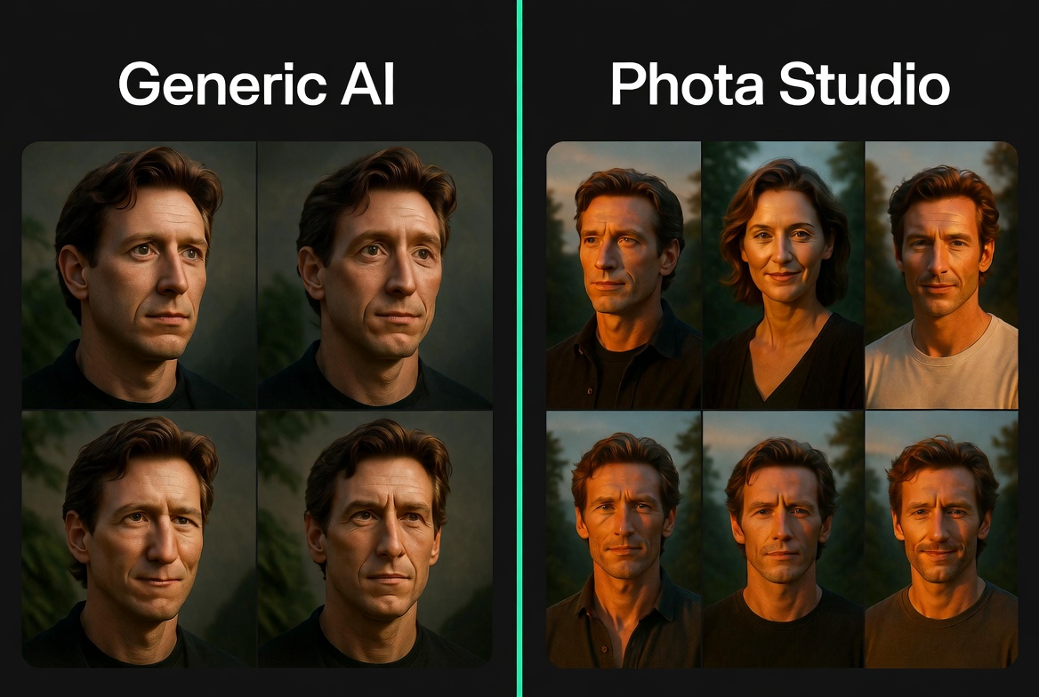 Phota Studio: The New AI “Photo Lab” That Actually Remembers Your Face