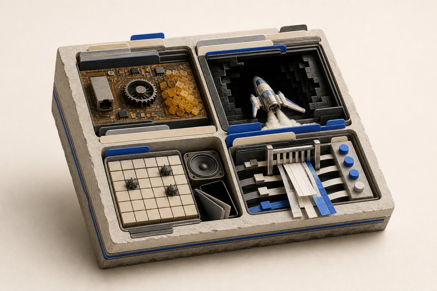 Evidence records compare Claude Code and OpenAI Codex across a bug hunt, terminal application, Minesweeper build, and pull-request acceptance study.