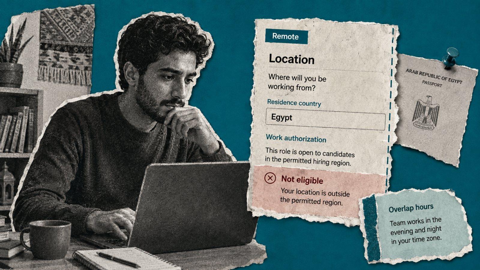 الوظيفة «عن بُعد» قد تحظرك جغرافيًا: افحص خمسة شروط قبل التقديم