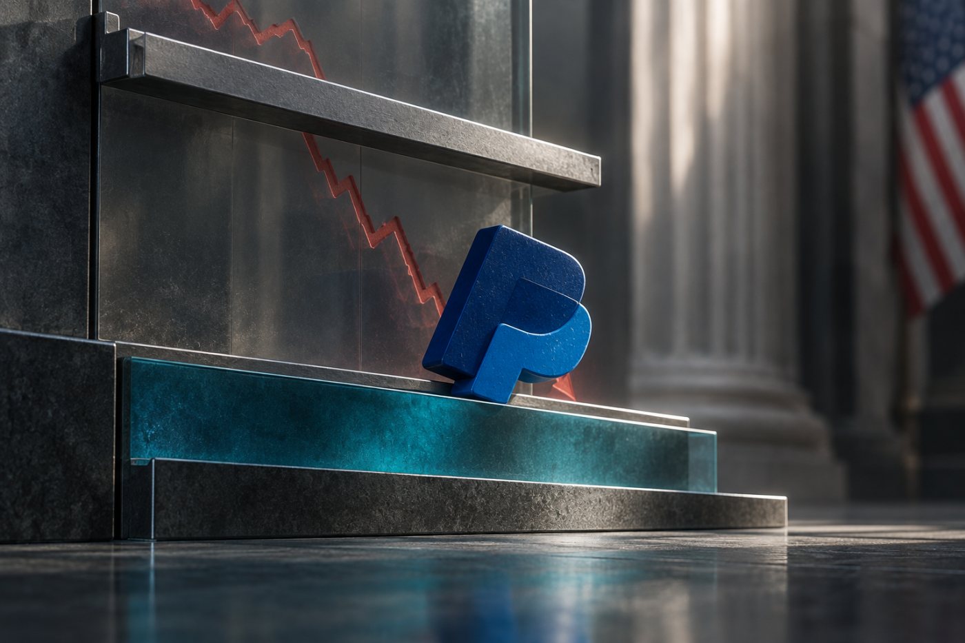 PayPal hissesinin teklifin çekilmesi sonrası 53,66 dolara gerilemesi
