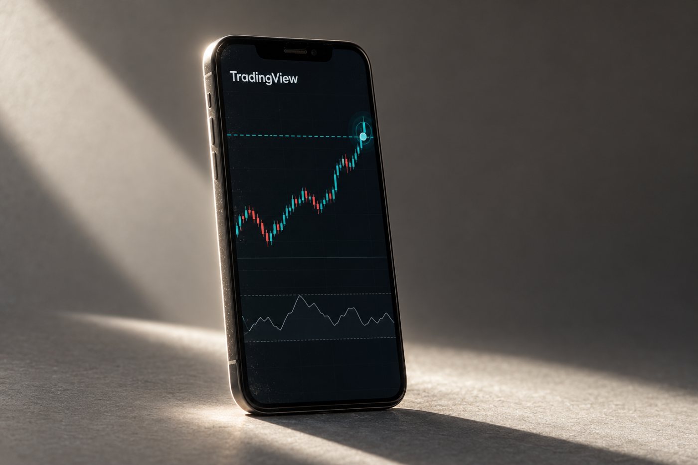 A TradingView külön kezeli az egyszerű árfolyamriasztást és az indikátorhoz kötött technikai jelzést.