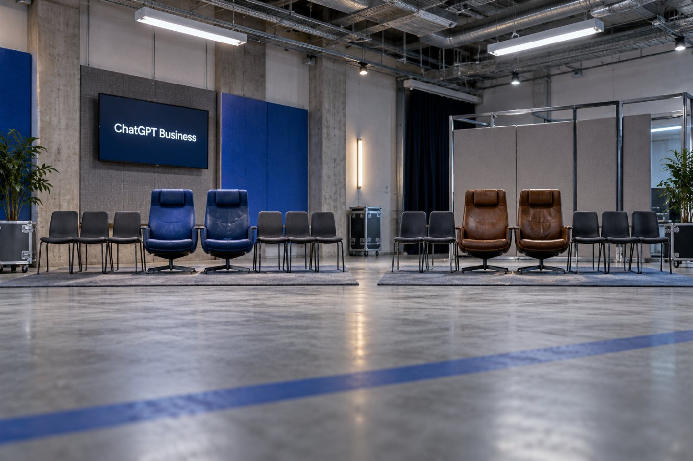 Modelový tým se šesti standardními a dvěma prémiovými místy vychází u ChatGPT Business i Claude Team na stejný měsíční ekvivalent.