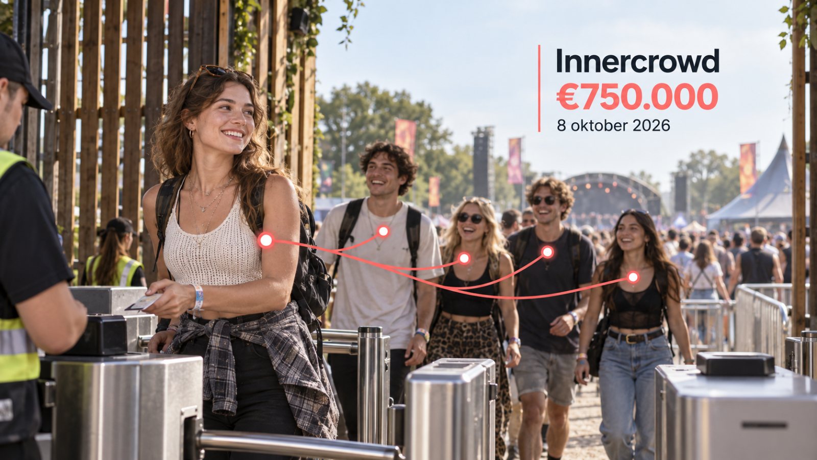 Innercrowd haalt €750.000 op: festivalfans worden het verkoopkanaal