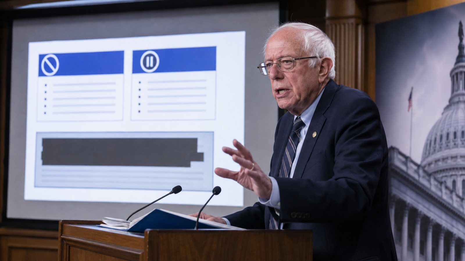 Sanders ingin melarang superinteligensi—teks lengkap RUU belum terbit