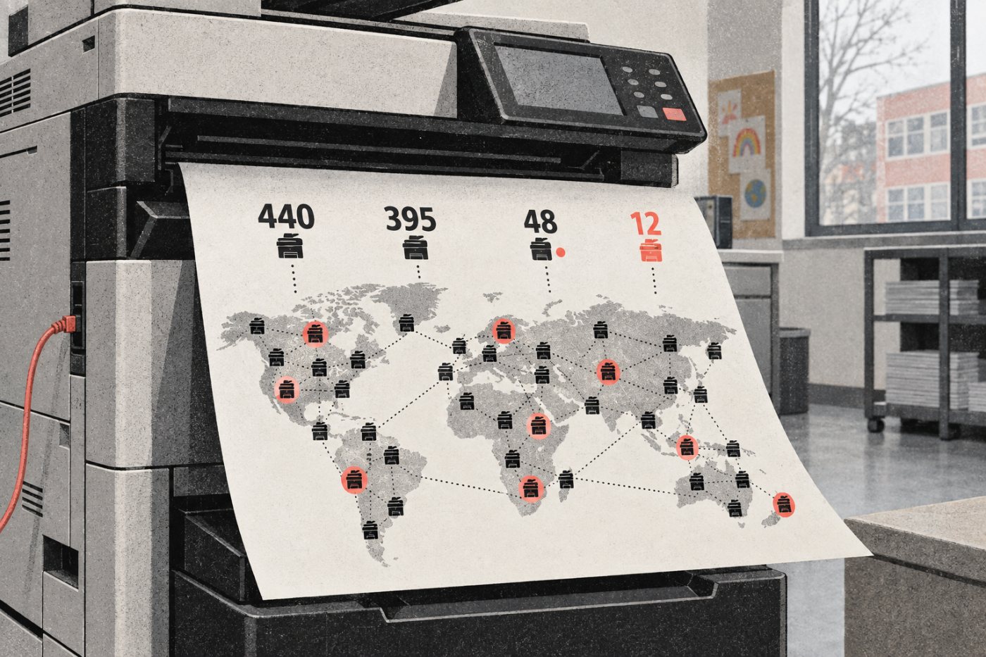 Die PaperCut-Kampagne umfasst 440 Instanzen bei 395 Organisationen in 48 Ländern, aber nur zwölf bestätigte Domänenadministratorzugriffe.