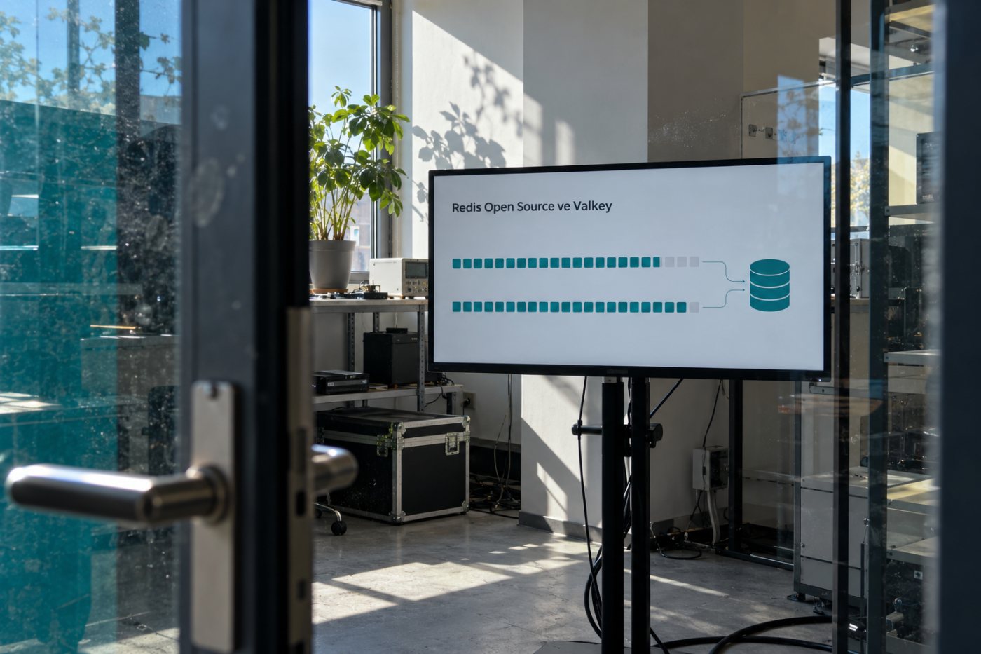 Sıralı küme ekleme testinde Valkey’in Redis’ten biraz yüksek işlem hızı üretmesi.