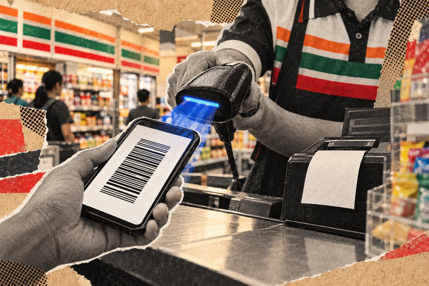 Pagbayad sa 7-Eleven para pondohan ang FirstMetroSec account, na may hiwalay pang oras ng pag-credit.