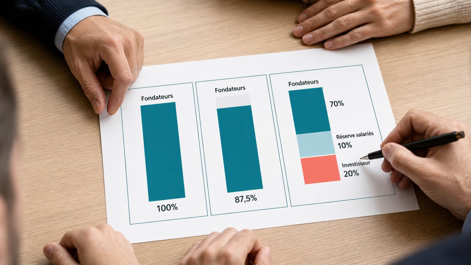 Valorisation pre-money : l’option pool peut diluer avant même l’investissement