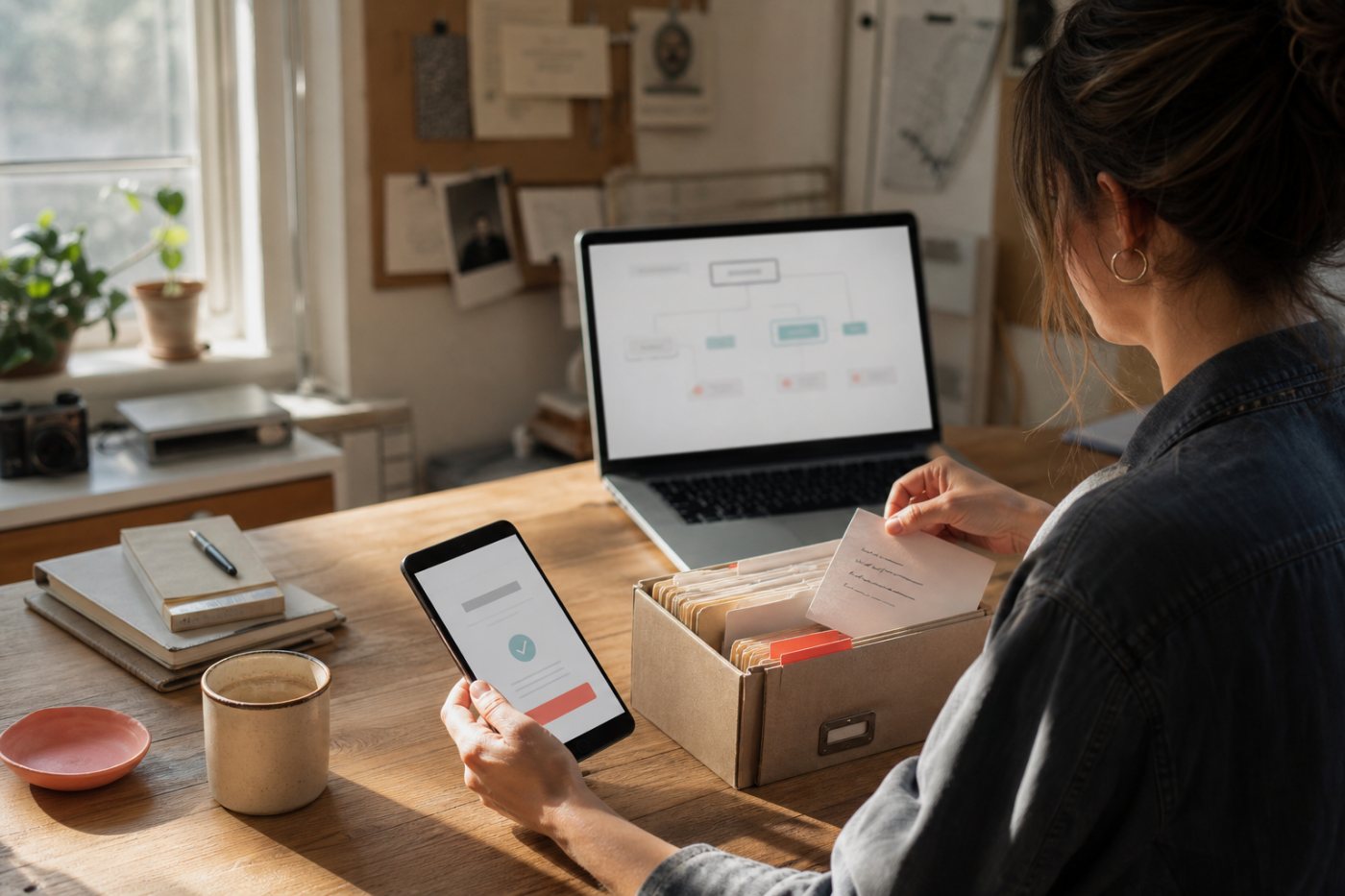 A creator email workflow turning a link-in-bio signup into a stored contact and automated follow-up sequence.