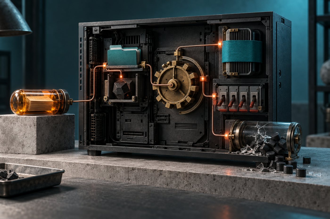 مشکوک installer کے بعد ProgramData payload، scheduled task، Defender exclusions اور بند Windows Update services ایک timeline میں نظر آتے ہیں۔