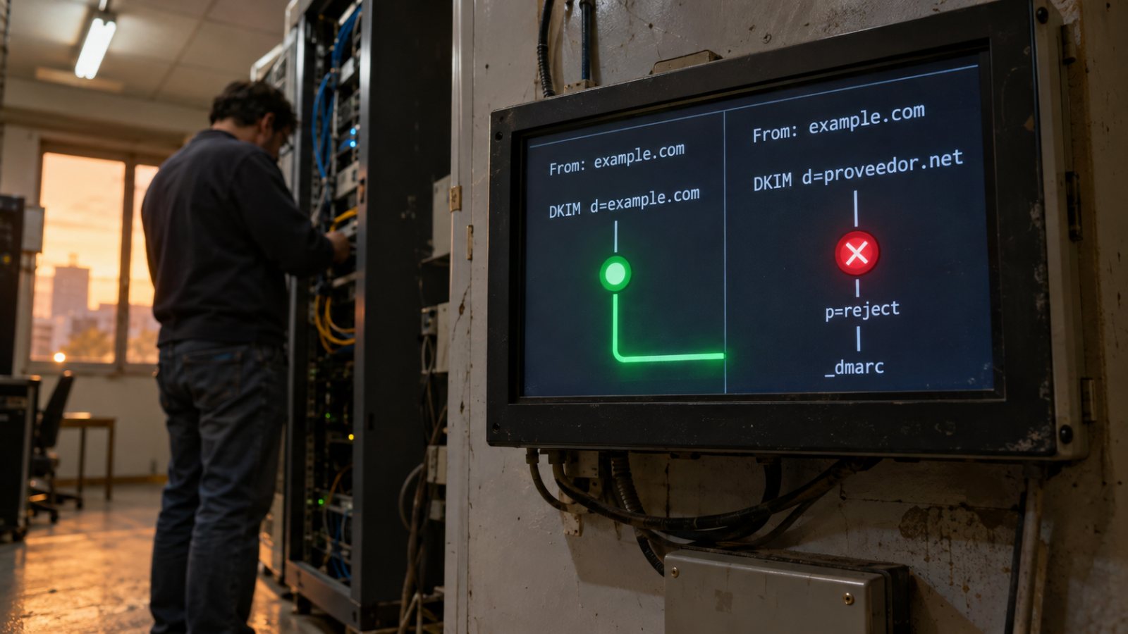 Configurar DMARC con p=reject de golpe puede bloquear correo legítimo