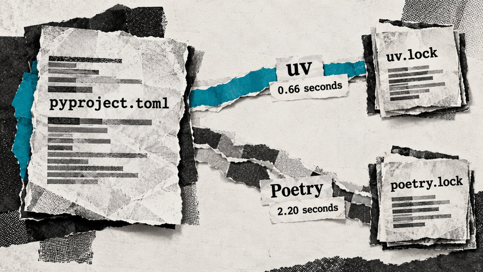 uv eller Poetry: 0,66 mot 2,20 sekunder er ikke hele valget