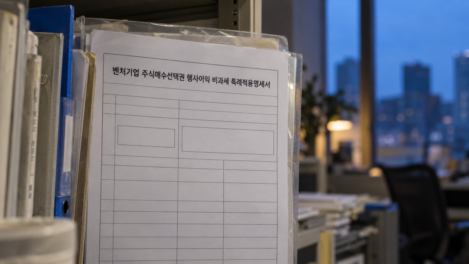 벤처 스톡옵션 행사이익, 연 2억원까지 비과세…누적 한도는 5억원