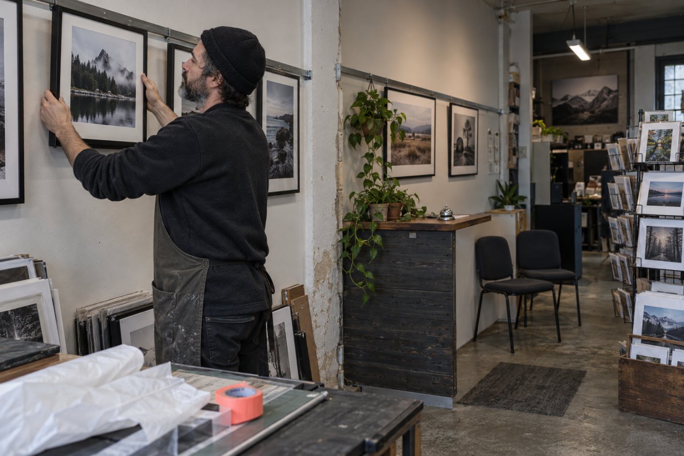 Фотографско портфолио прераства в услуги със записвания и продажба на отпечатъци — различни нужди, които променят цената на Wix и WordPress.com.