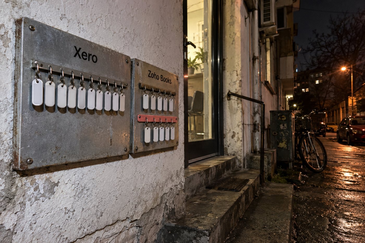 Кај десет корисници, Zoho Books со дополнителни места чини 65 долари месечно, а Xero останува на 97 долари.