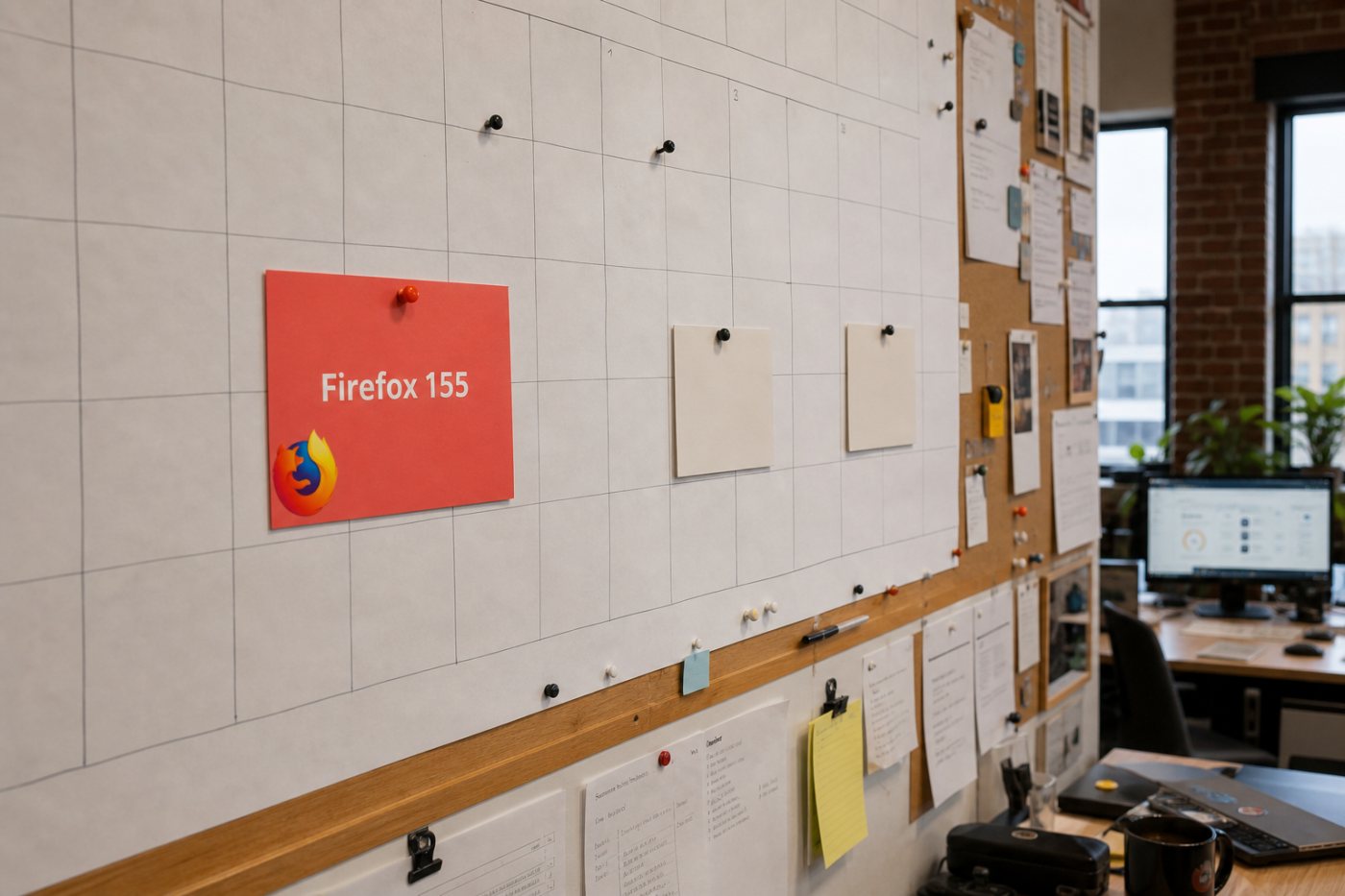 Firefox 155, 156 и 157 расположены в календаре с интервалом в две недели