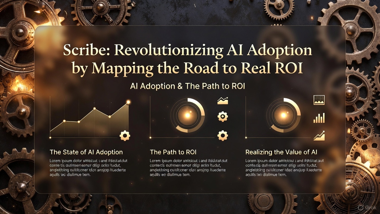 Scribe: Revolutionizing AI Adoption by Mapping the Road to Real ROI