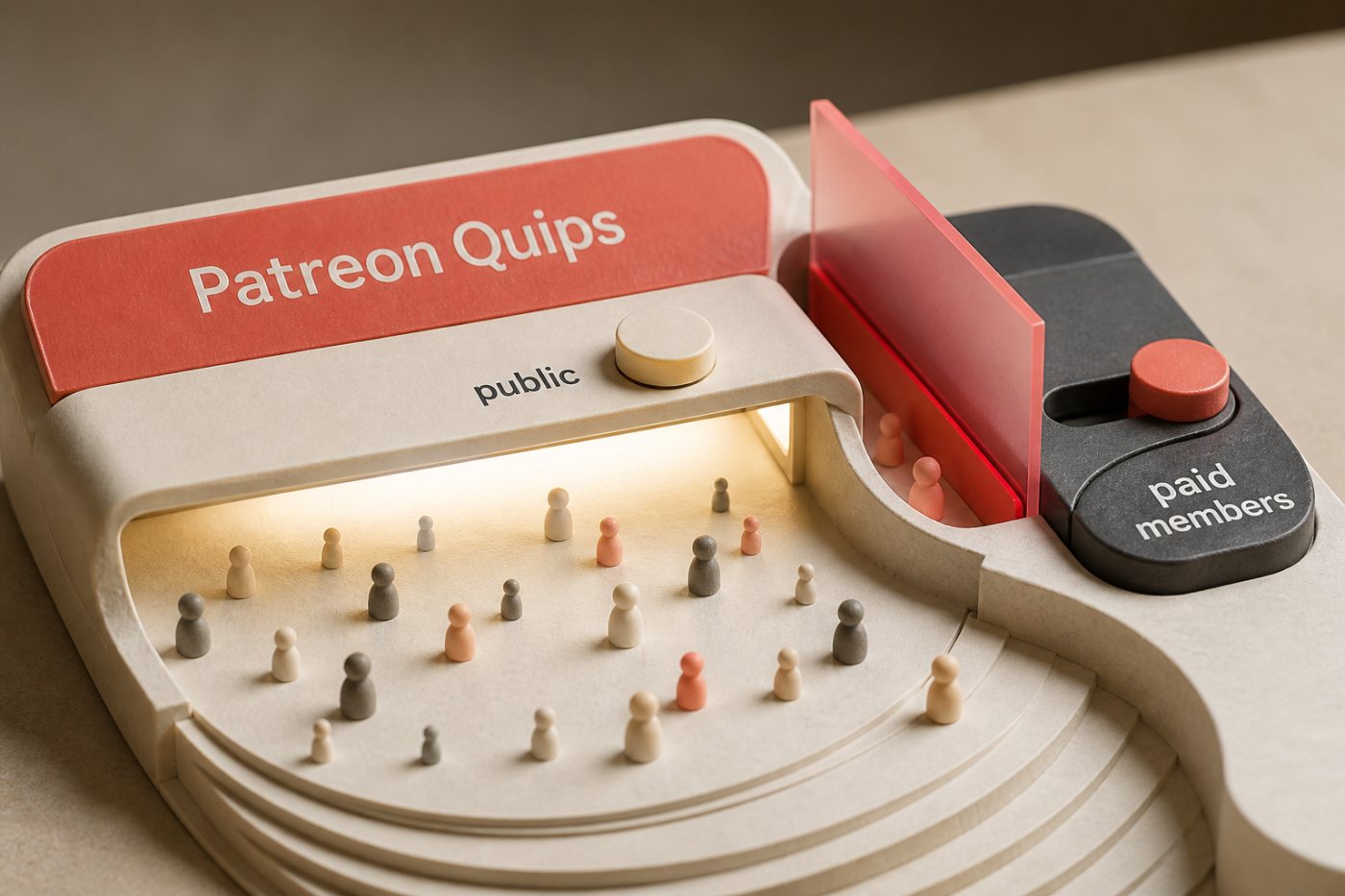 В редакторе Patreon ответы на публичный Quip ограничиваются платными участниками.
