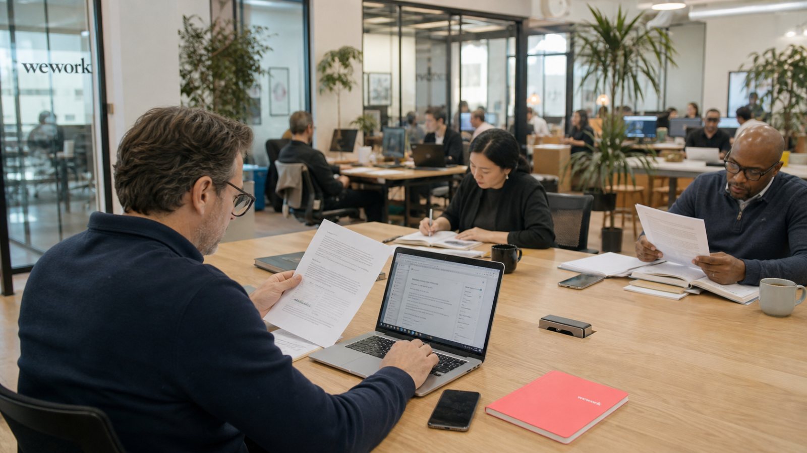 AI से 95.7% कंपनियों में नौकरियाँ नहीं घटीं—WeWork का नया आँकड़ा