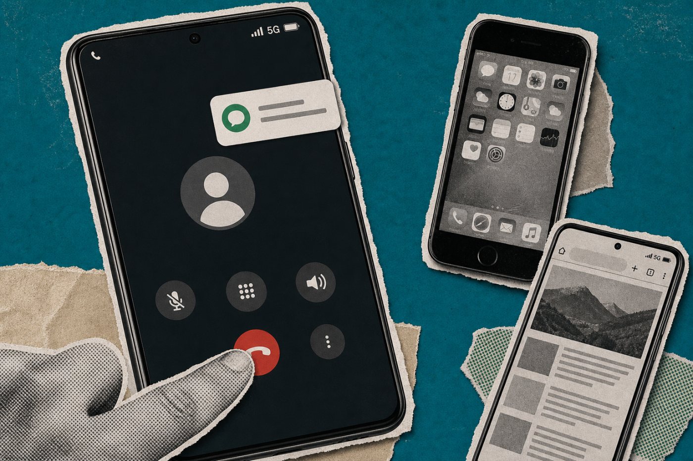 Проверка звонков, SMS и мобильного интернета на Android до очистки старого iPhone