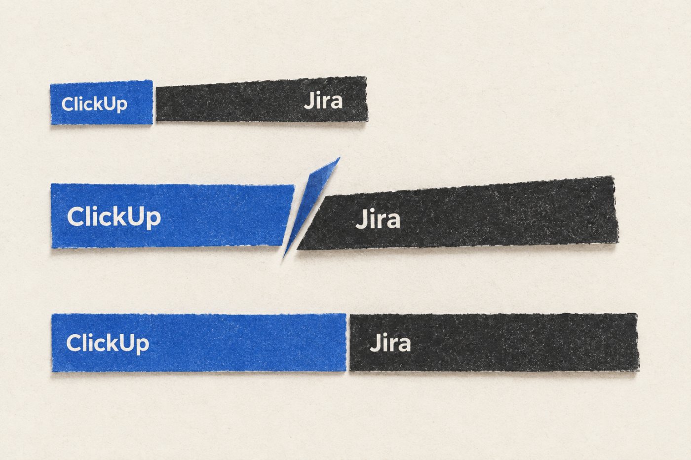 ৫, ১২ ও ৫০ সদস্যের জন্য ClickUp Core এবং Jira Standard-এর বার্ষিক তালিকামূল্যের তুলনা।