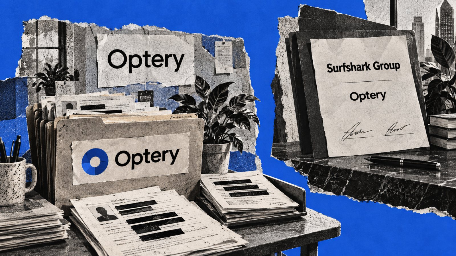Surfshark가 Optery를 품어도 개인정보는 합치지 않는다