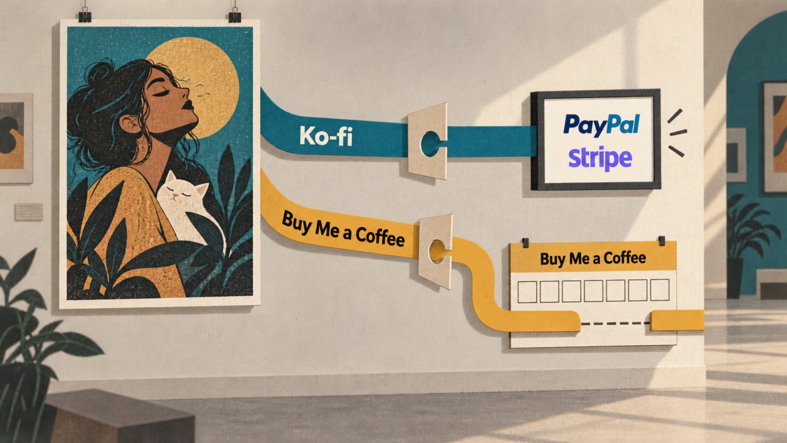 Ko-fi या Buy Me a Coffee: 5% बराबर, भुगतान का रास्ता अलग