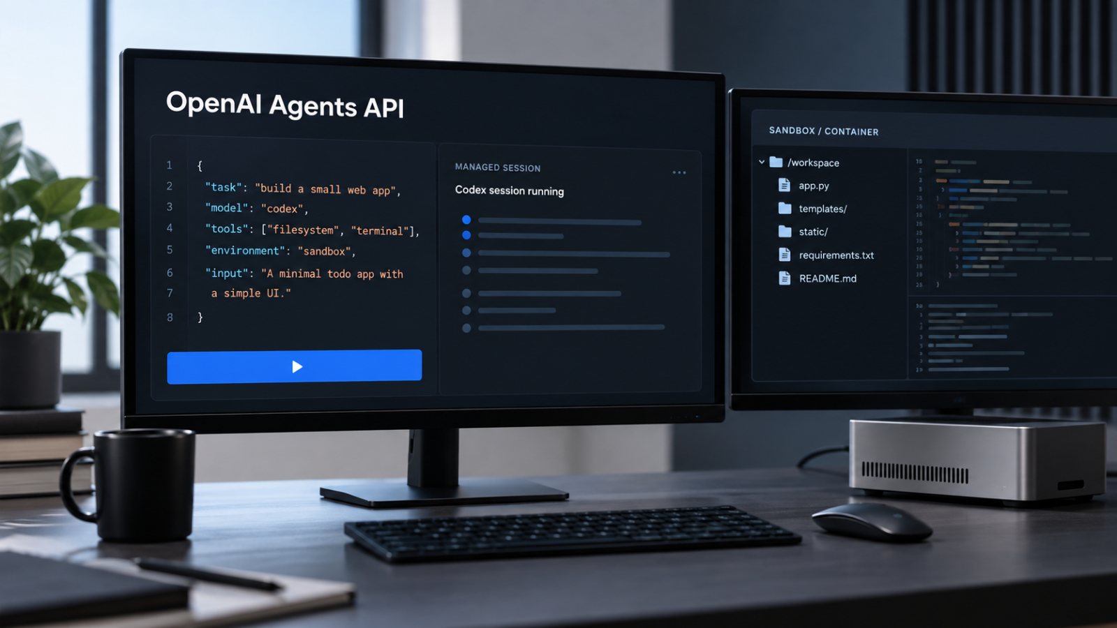 Agents API lleva el entorno de Codex a una llamada, pero sigue en beta