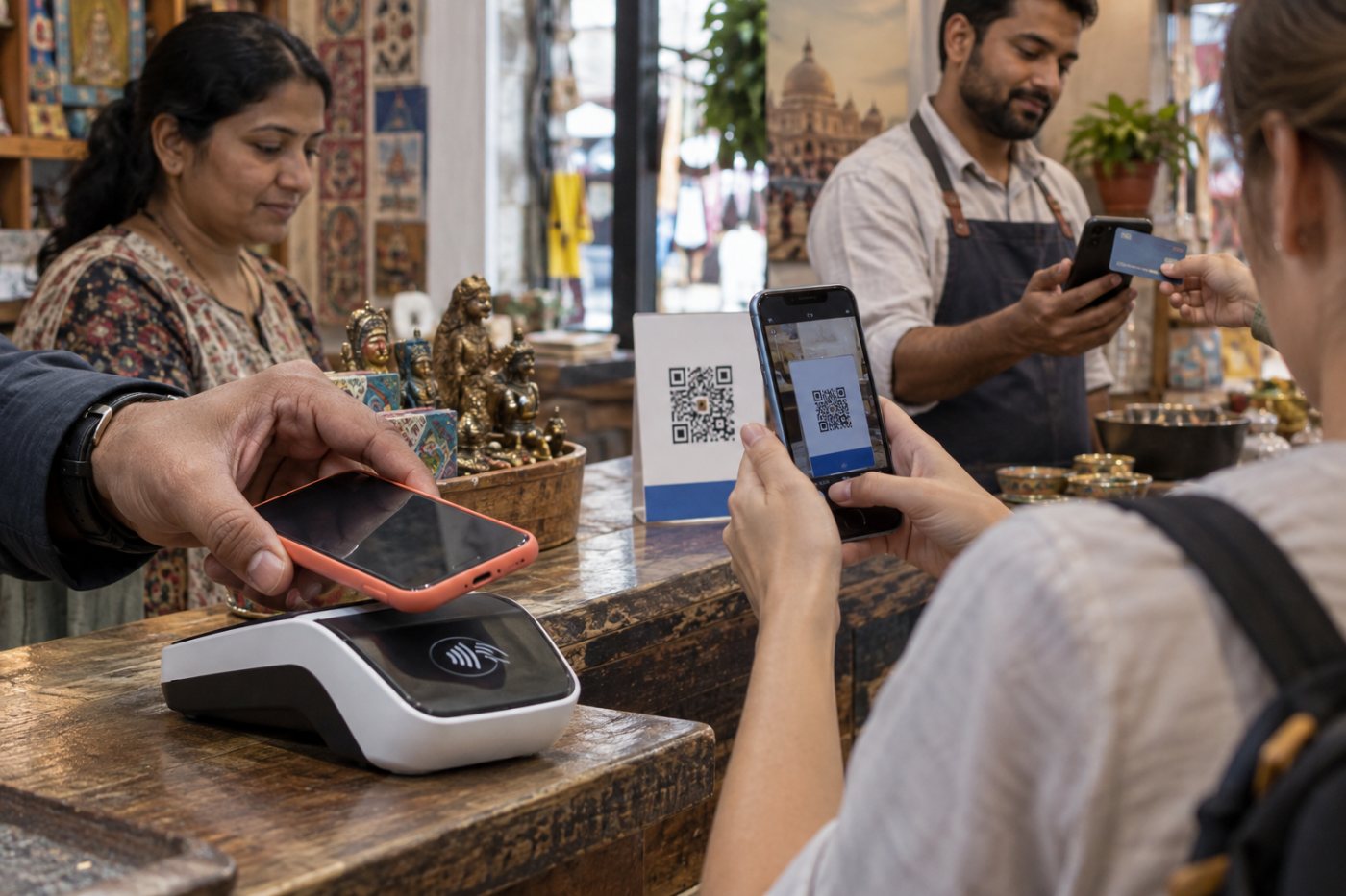PhonePe–Visa की Tap to Pay, विदेशी QR स्कैन और Smart Accept सेवाओं के अलग उपयोग और परिणाम