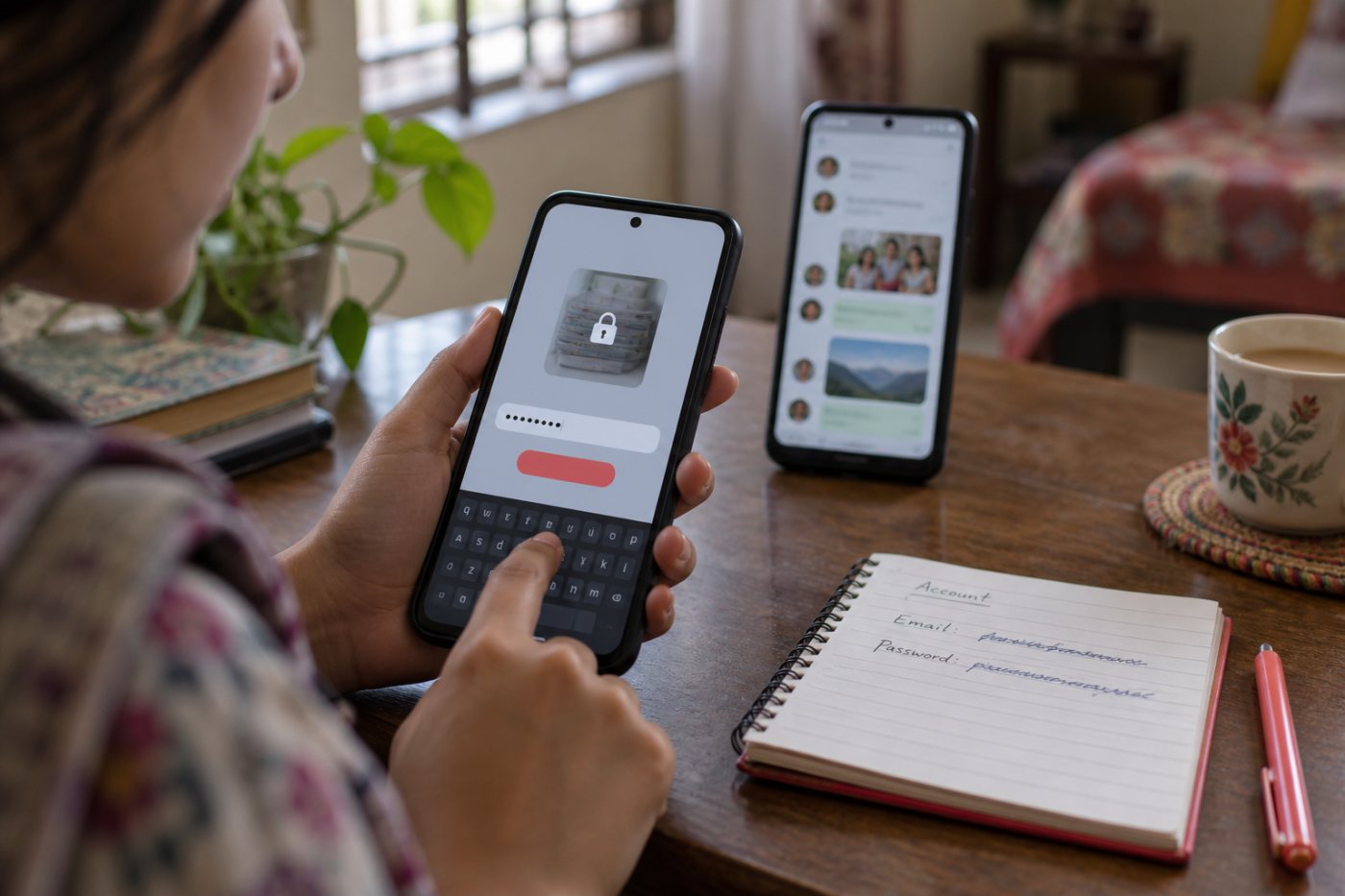 WhatsApp encrypted backup کا الگ credential فراہم ہونے پر chat archive کی بحالی