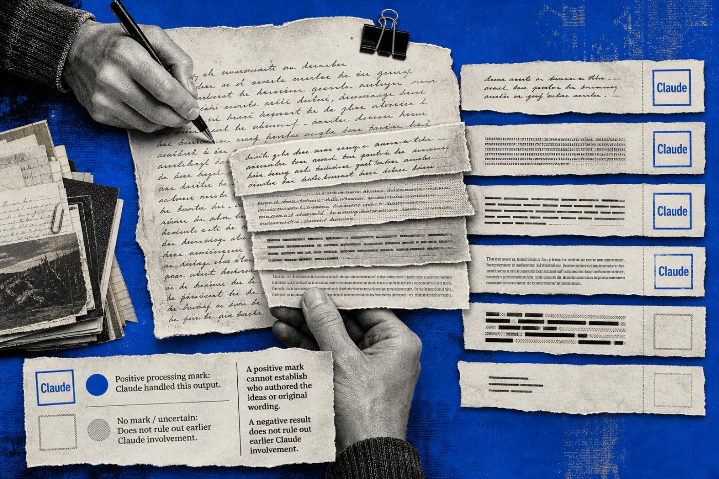 Generated, translated, formatted and lightly edited Claude outputs can be detected, while heavily rewritten and short passages may not be.