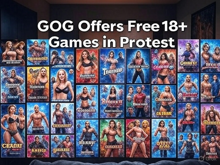 GOG Offers Free 18+ Games in Protest