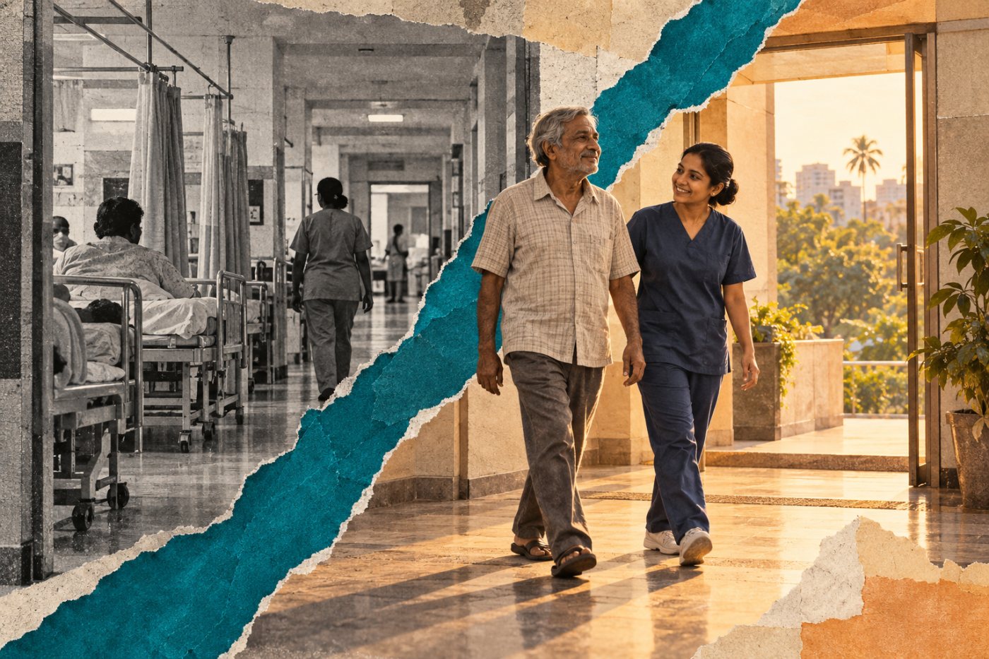 বেঙ্গালুরুর Even হাসপাতালে চিকিৎসার পর রোগীর বাড়ি ফেরার সময়েও পরিচর্যা চালিয়ে যাওয়ার ধারণা।