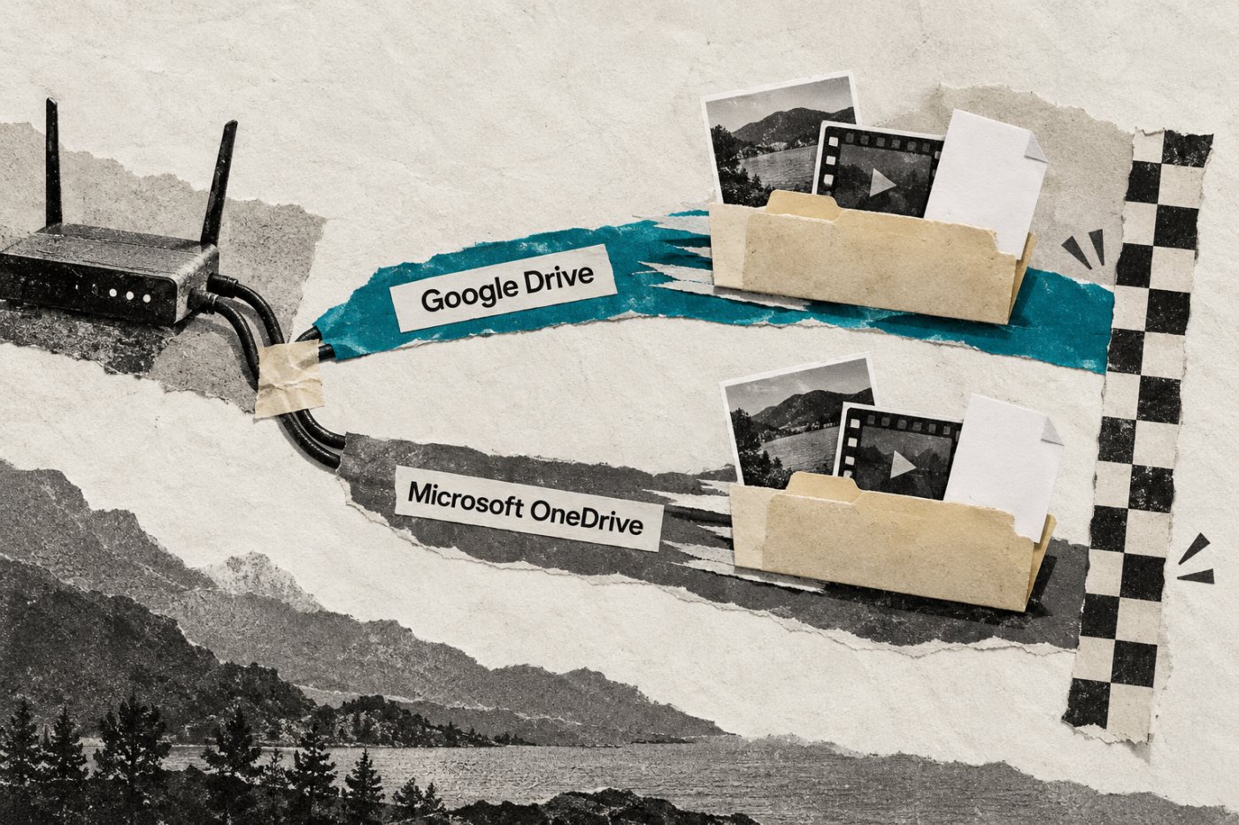 Google Drive dhe OneDrive përfundojnë transferimin e së njëjtës dosje me kohë të afërta në lidhjen e kufizuar të testit.