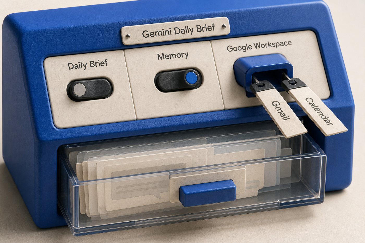 Gemini Daily Brief is disabled separately from the Google Workspace connection used for Gmail and Calendar.