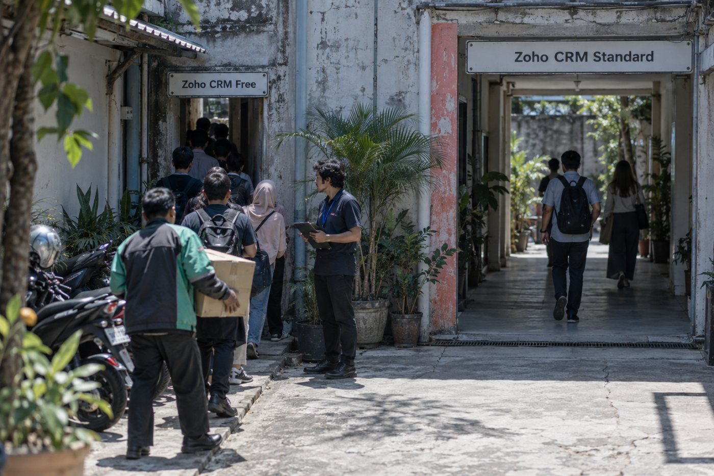 Batas kredit API Zoho CRM meningkat dari paket Free ke Standard saat kebutuhan integrasi bertambah.