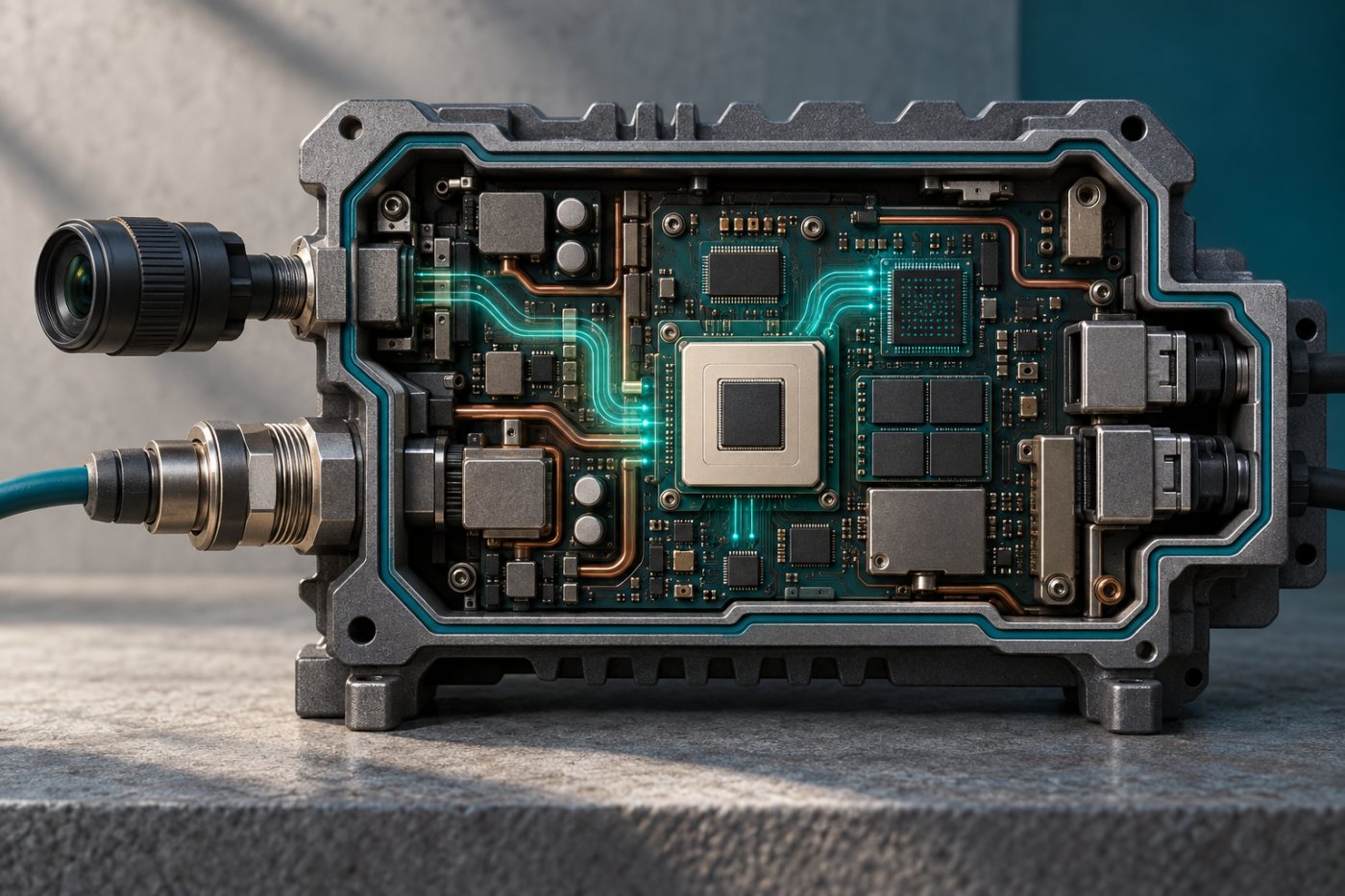 Alif Ensemble processors combine local AI acceleration, real-time processing, connectivity, security, and power management.