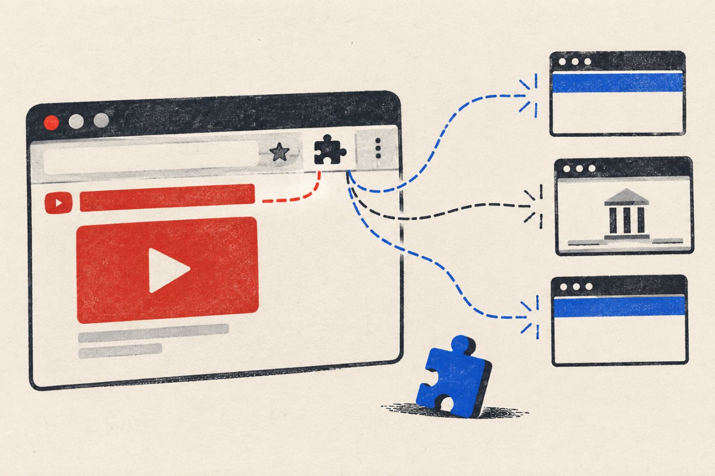 Удаление подозрительного дополнения Chrome прекращает его связь с YouTube и посторонними сайтами