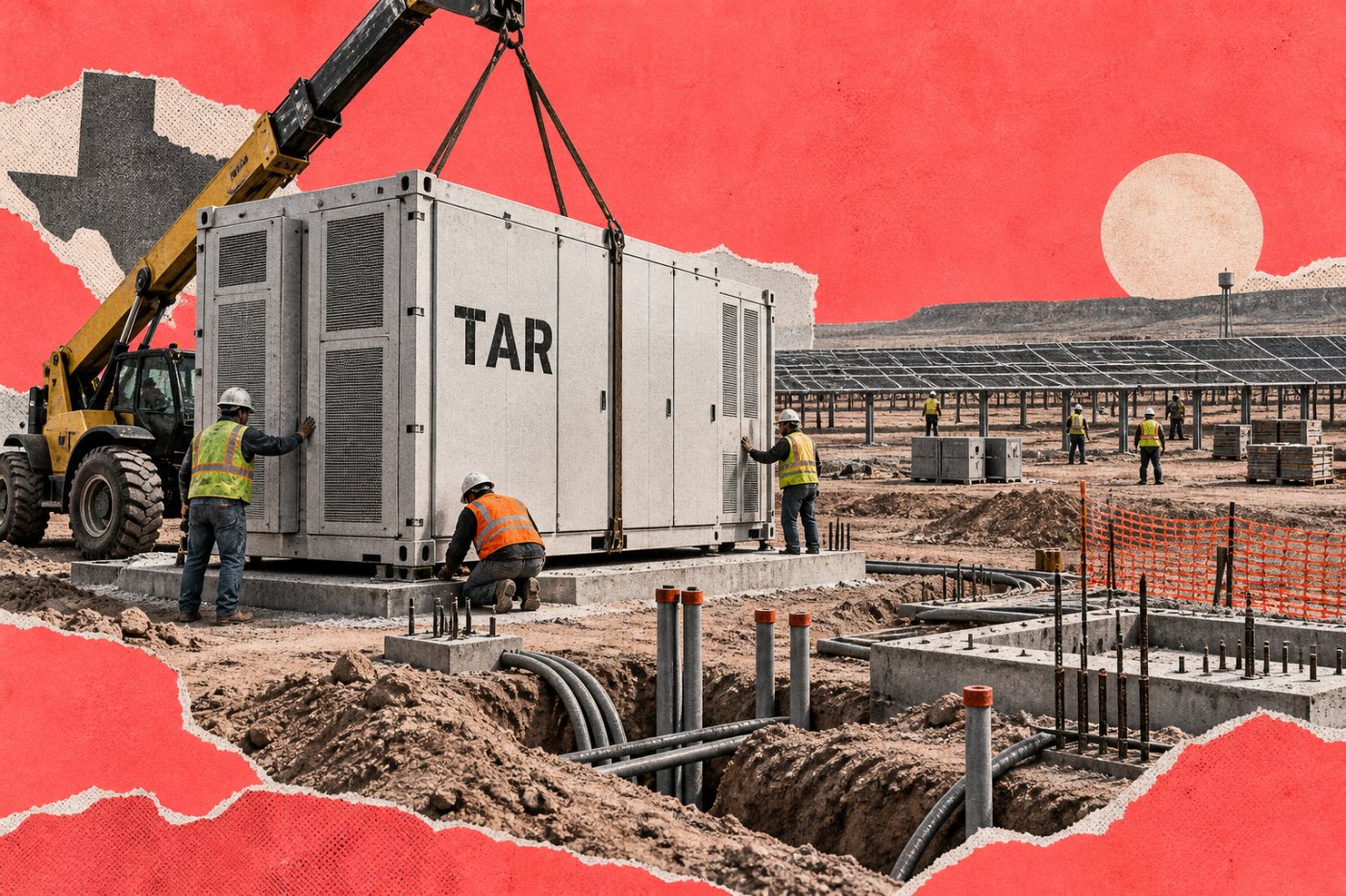 TAR’s reported Texas project remains under construction rather than demonstrated as commissioned capacity.