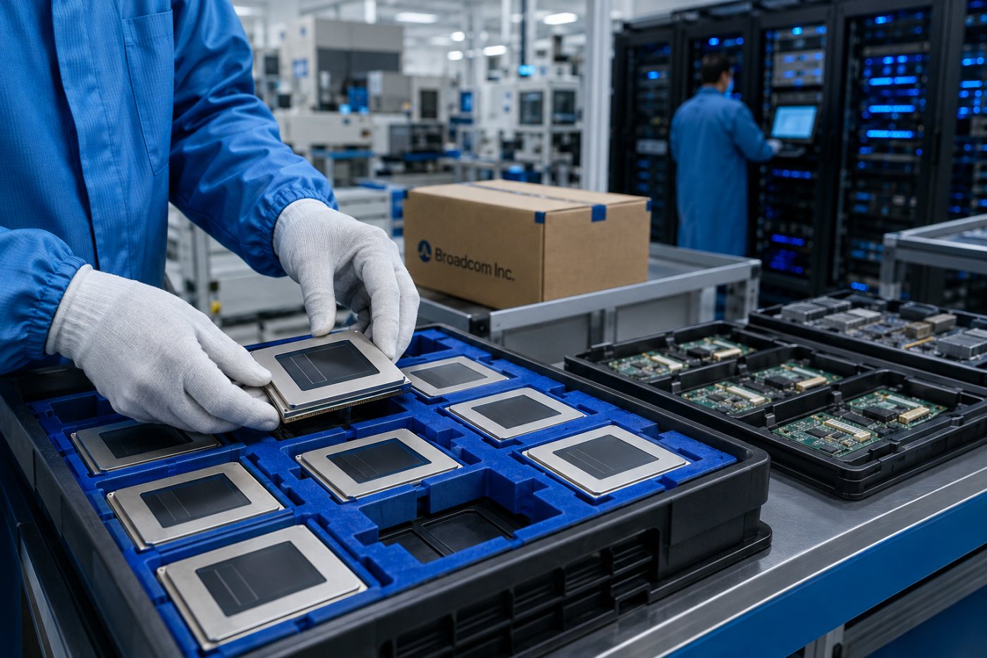Les revenus de semi-conducteurs d’IA de Broadcom représentent plus de la moitié du chiffre d’affaires trimestriel.