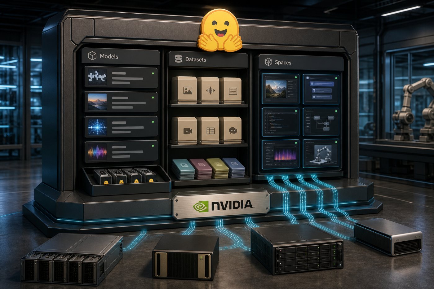 Hugging Face trở thành mắt xích phân phối model, dữ liệu và ứng dụng trong hệ sinh thái của Nvidia