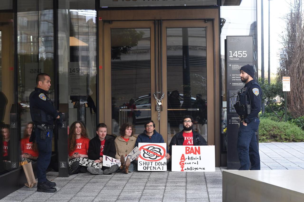 Unusual Protest Outside Anthropic Office: Activists Launch Hunger Strike