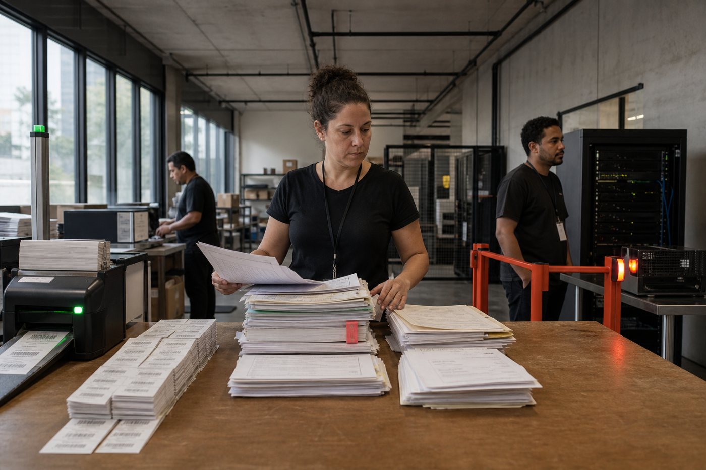 Tarefas de classificação, extração e código seguem controles diferentes conforme a consequência de um erro.