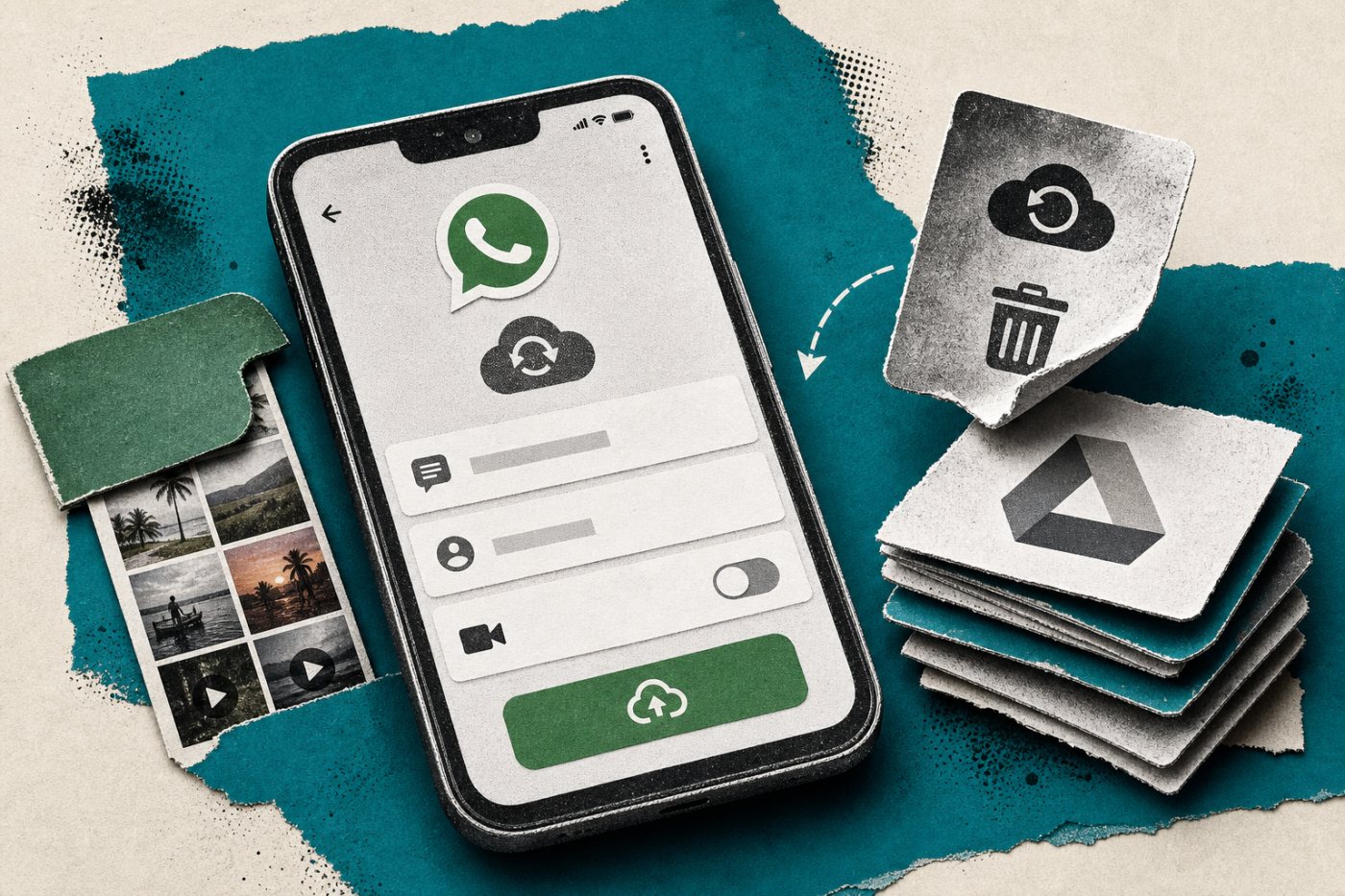 WhatsApp वीडियो बैकअप छोटा करके पुराने Google खाते के बैकअप की सुरक्षित समीक्षा की जा रही है