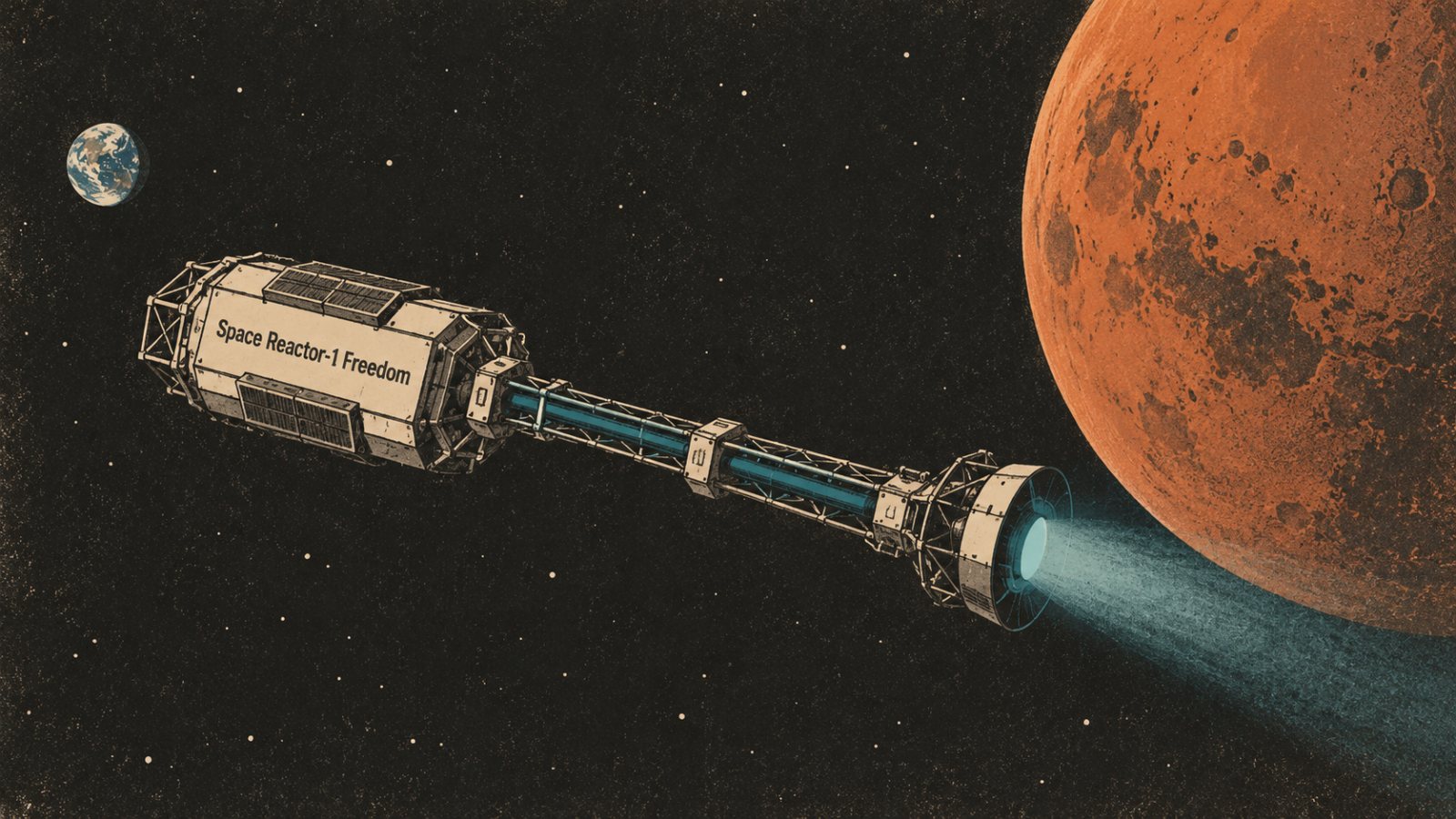 NASA і DOE паскараюць ядзерныя палёты — першы рэактар абяцаюць у 2028-м