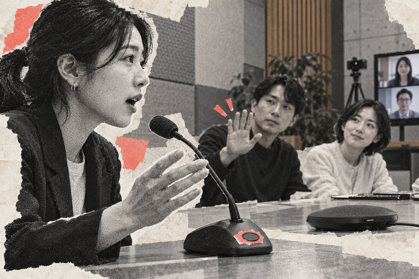 Otter.ai 또는 Fireflies.ai 회의 기록 도우미가 참여하기 전에 녹음과 전사 사실을 알리고 참석자의 반응을 확인하는 절차