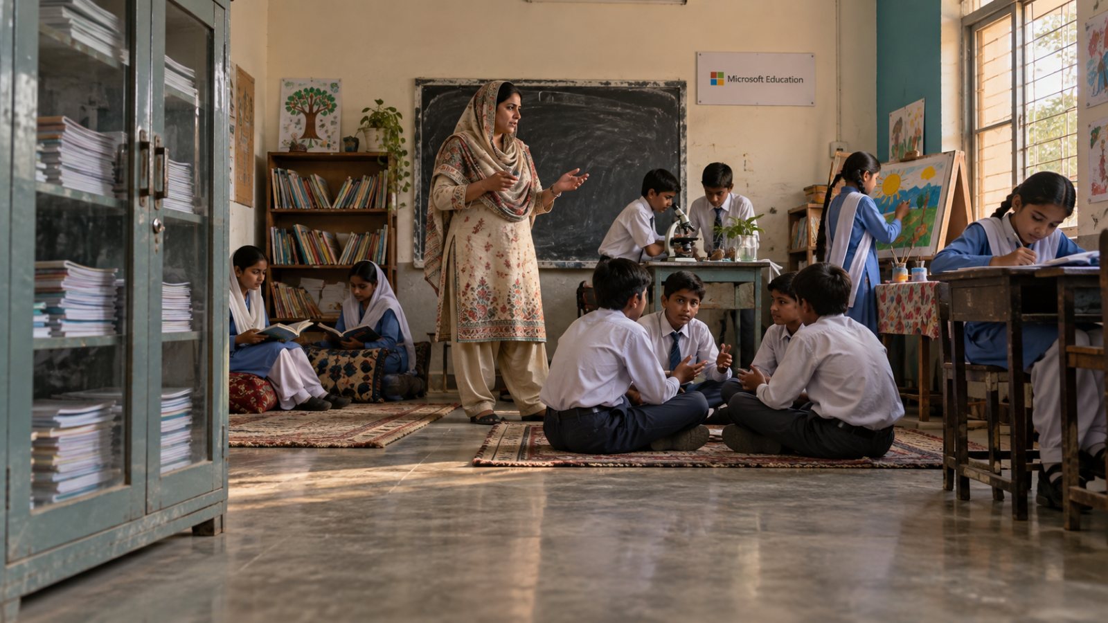 Microsoft نے school AI کے پانچ اصول بتائے، data سے training محدود ہوگی