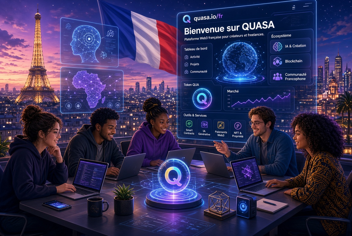 QUASA Launches Fully Localized French Platform, Expanding Its Web3 Creator Economy Hub Across the Francophone World