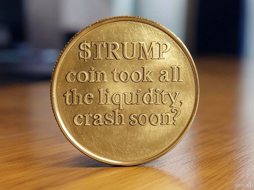 Trump Coin Drains Crypto Market Liquidity: Crash Around the Corner?