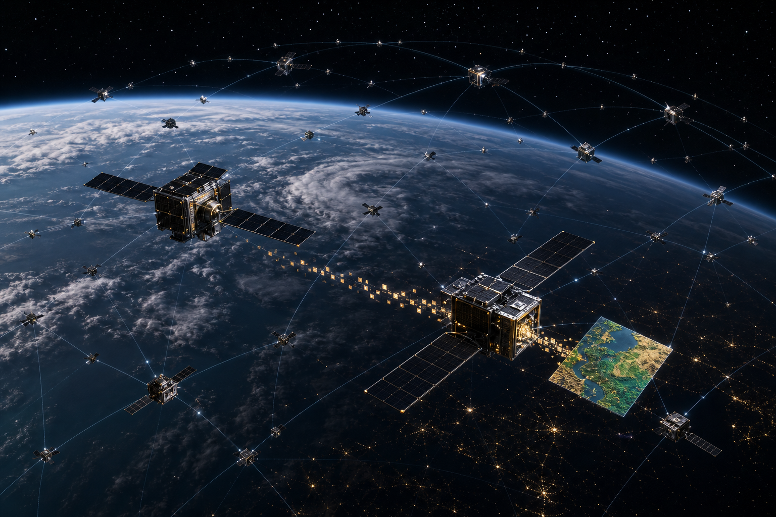 Xingshu Plan computing and edge satellites distributed in orbit